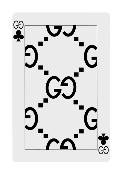GG PLAYING CARD WALL ART