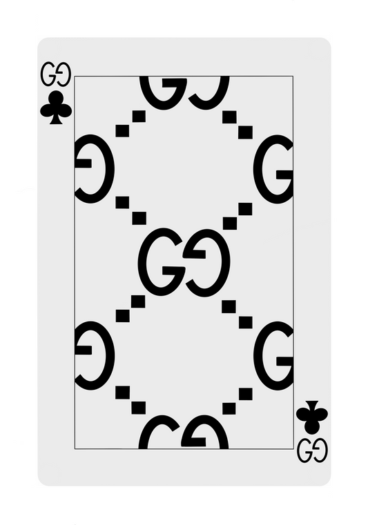 GG PLAYING CARD WALL ART