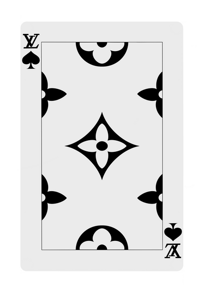 LV PLAYING CARD WALL ART