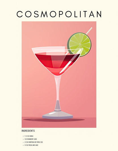 COSMOPOLITAN WALL ART