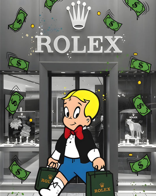 RICHIE RICH ROLEX WALL ART