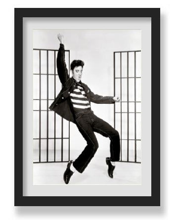 ELVIS PRESLEY BLACK & WHITE WALL ART