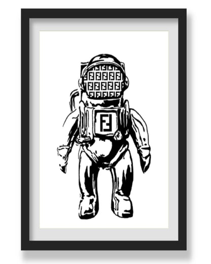 FF SPACEMAN WALL ART