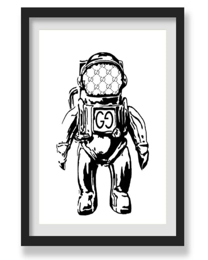 GG SPACEMAN WALL ART