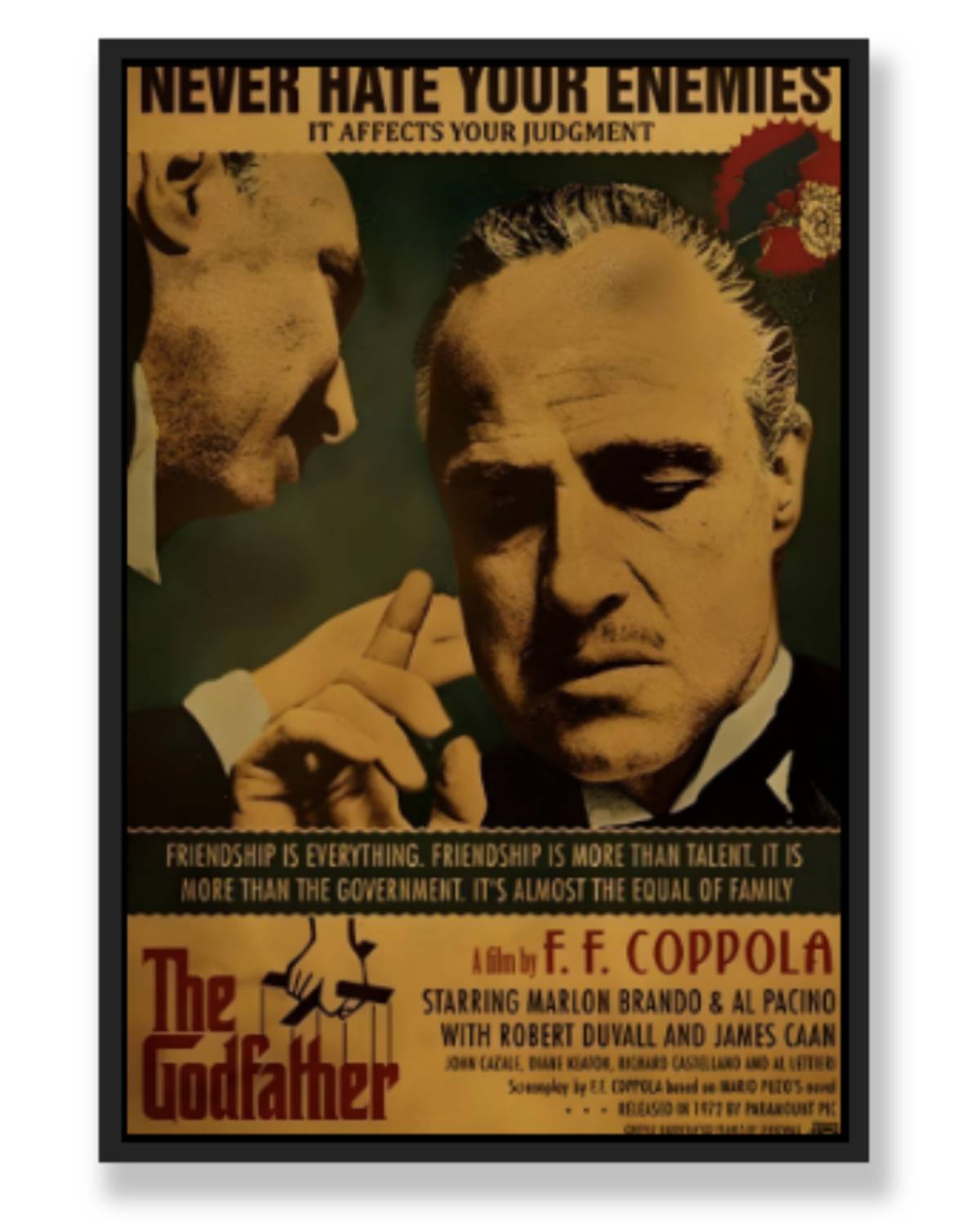 GODFATHER WALL ART