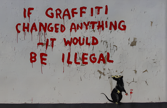 GRAFFITI ILLEGAL WALL ART