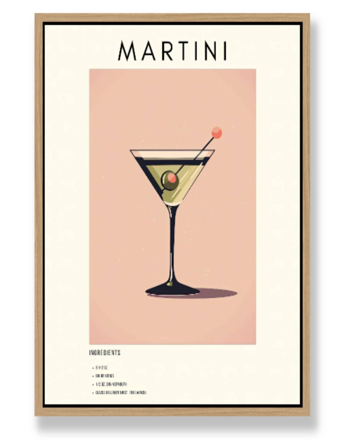 MARTINI WALL ART