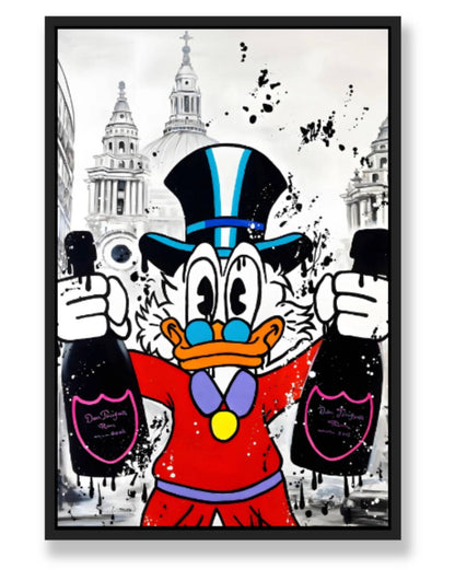 MCDUCK IN LONDON II WALL ART