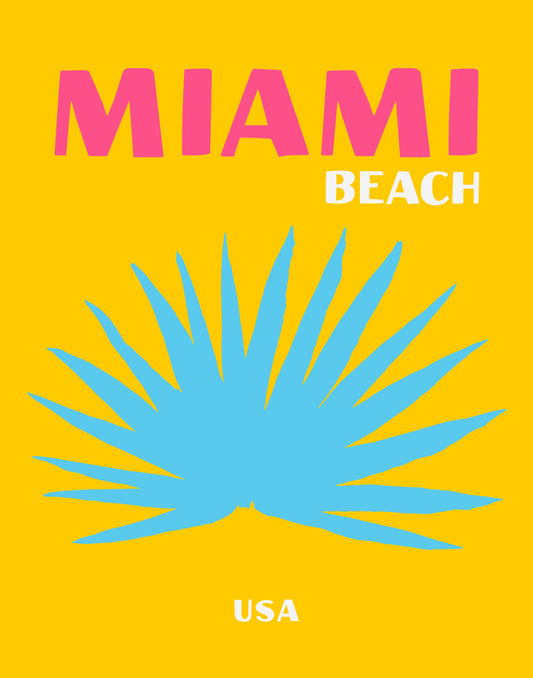 MIAMI BEACH WALL ART