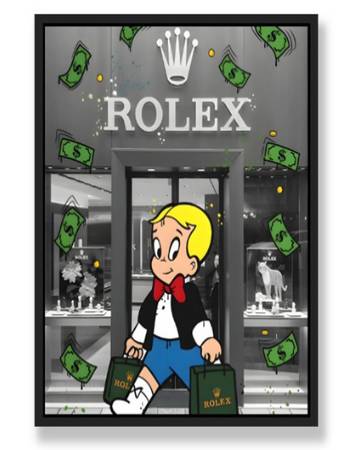 RICHIE RICH ROLEX WALL ART
