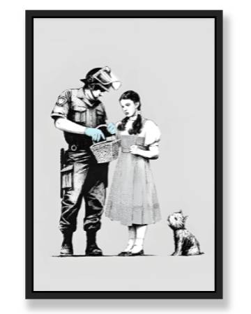 DOROTHY POLICE SEARCH WALL ART