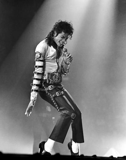MICHAEL JACKSON BLACK & WHITE WALL ART