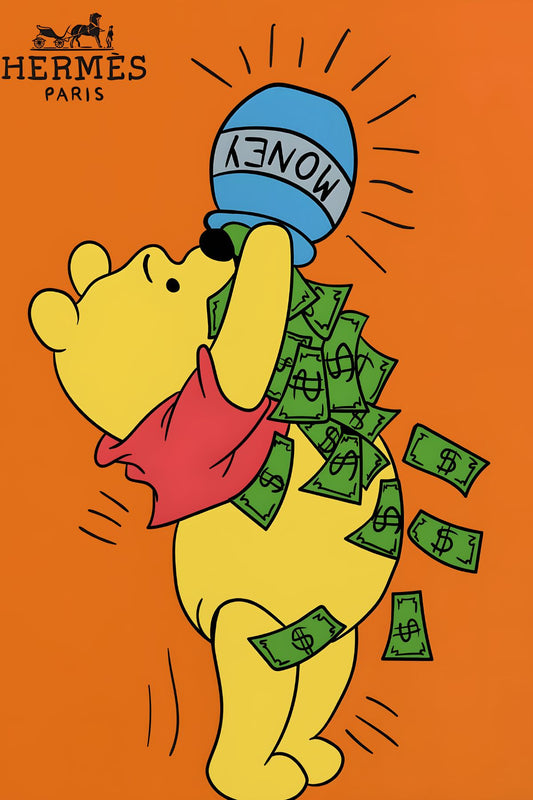 MONEY HONEY WALL ART