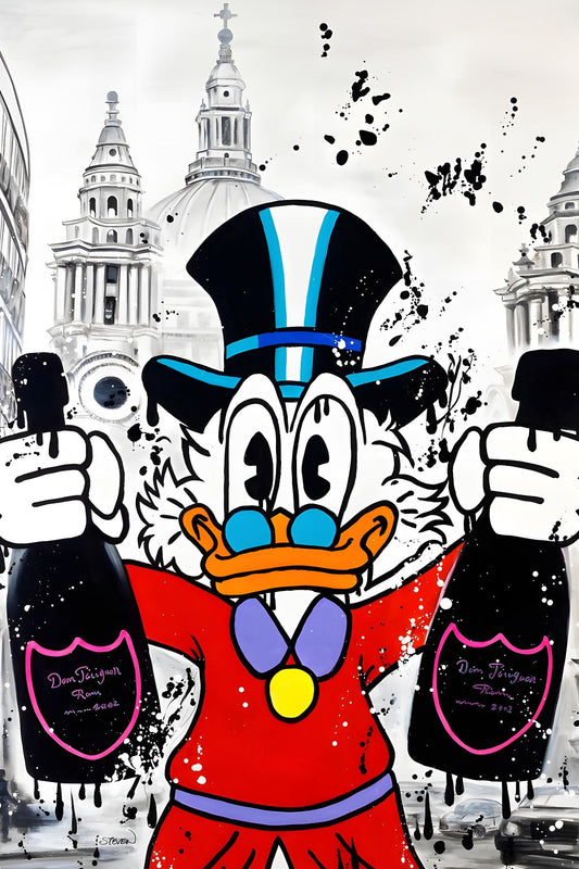 MCDUCK IN LONDON II WALL ART