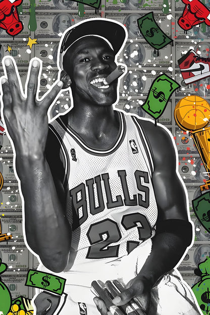 MICHAEL JORDAN WALL ART