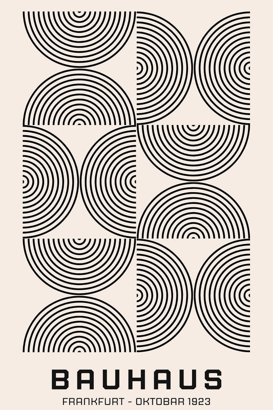 BAUHAUS PRINT 3 WALL ART