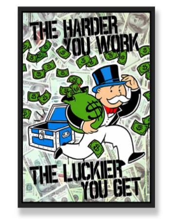 CREATE YOUR OWN LUCK WALL ART