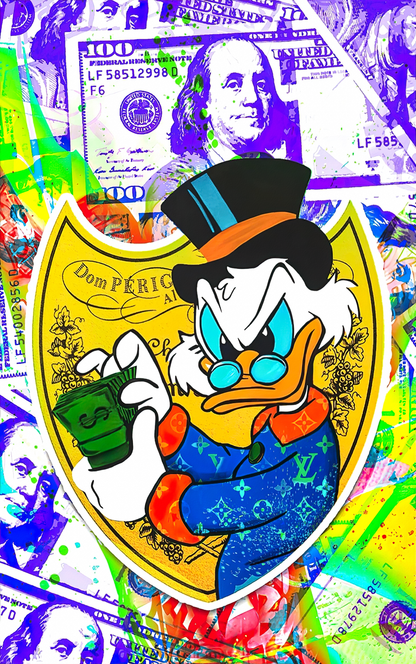 100 DOLLAR DOM WALL ART