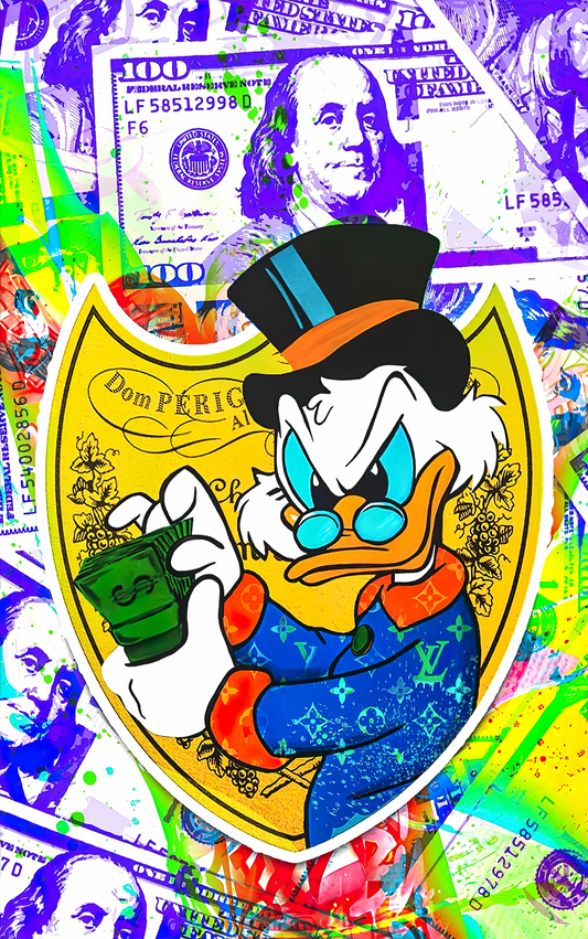 100 DOLLAR DOM WALL ART