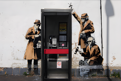 SPY BOOTH WALL ART