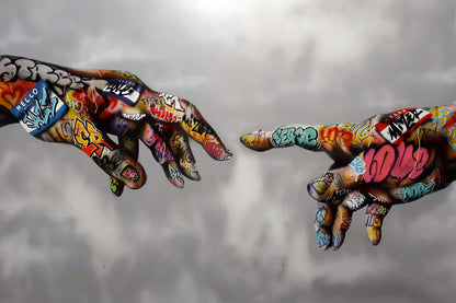 HANDS OF GOD WALL ART