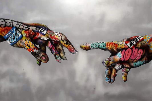 HANDS OF GOD WALL ART