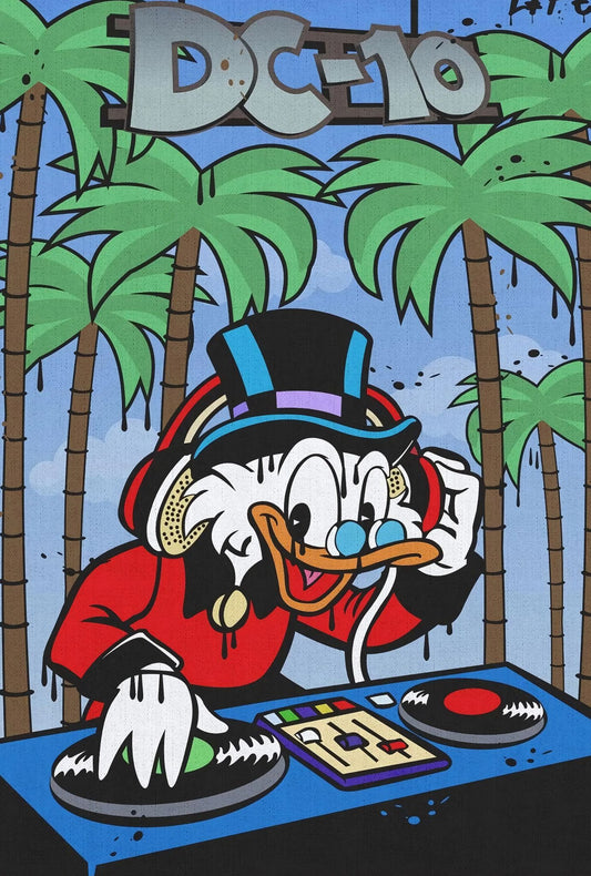 MCDUCK IN IBIZA WALL ART