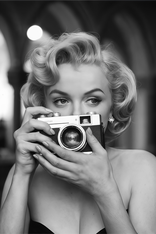 MARILYN MONROE BLACK & WHITE WALL ART