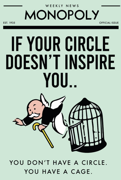 CLOSE CIRCLE WALL ART