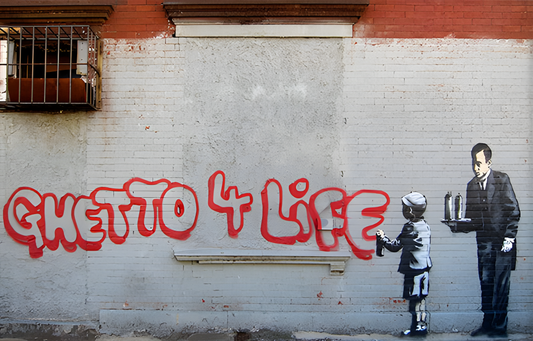 GHETTO 4 LIFE WALL ART